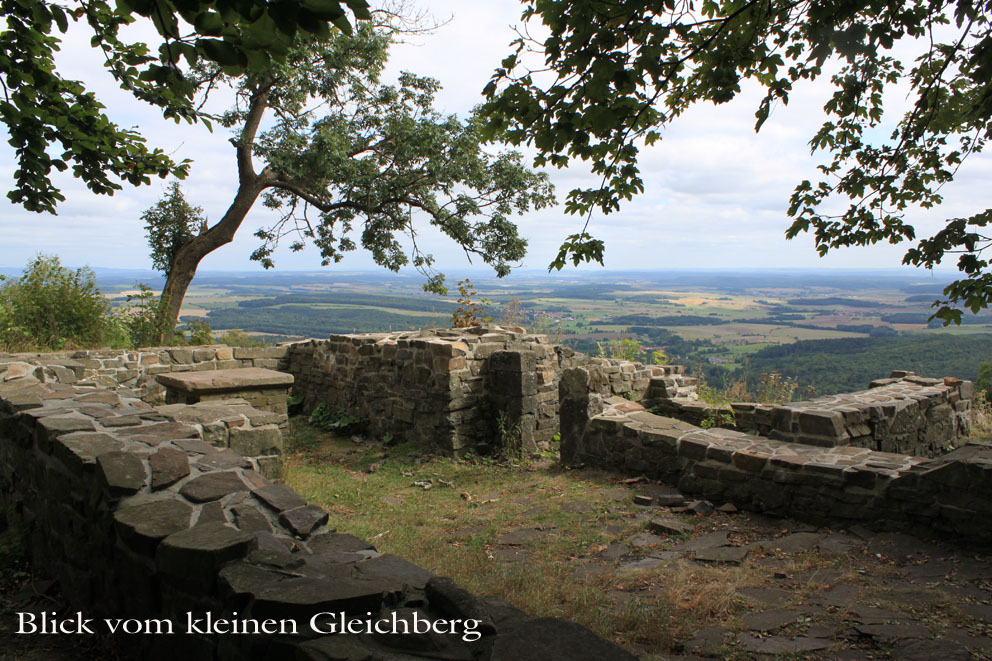 Blick vom kleinem Gleichberg