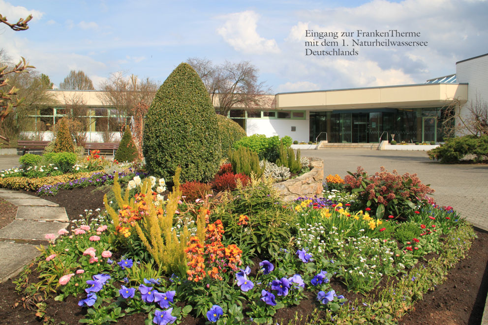 Eingang zur FrankenTherme