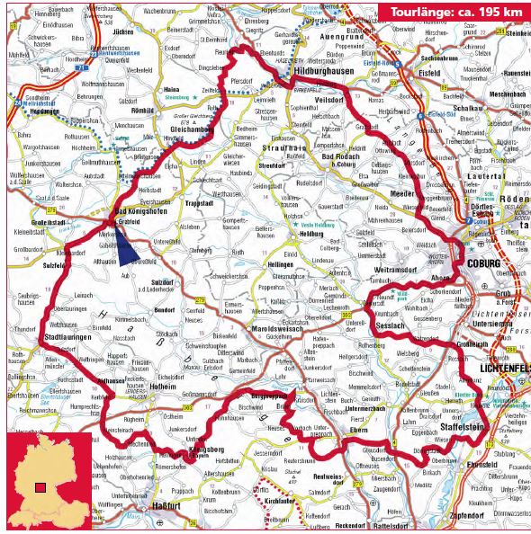 Tour Hassberge und Coburg