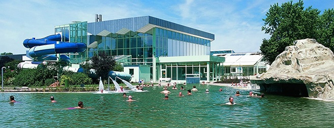 Heilwassersee in der Frankentherme
